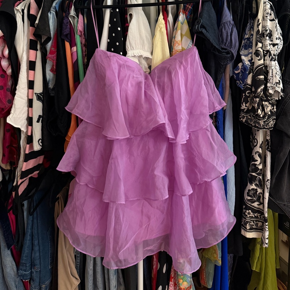 Pink Ruffle Poof Dress